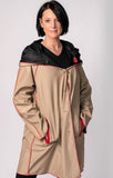 Ubu Khaki/Black Reversible Raincoat  F1428S
