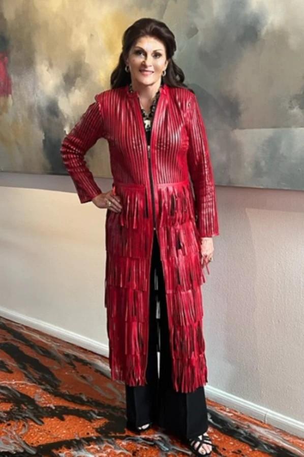ABF Long Sleeve Leather Duster 11910069