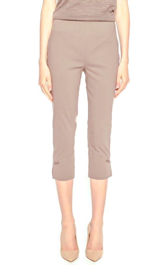 Cropped, Green, Grey, inventory, Pants, Slip-on, Straight leg, Tan, Turquoise - August Brock Fashions