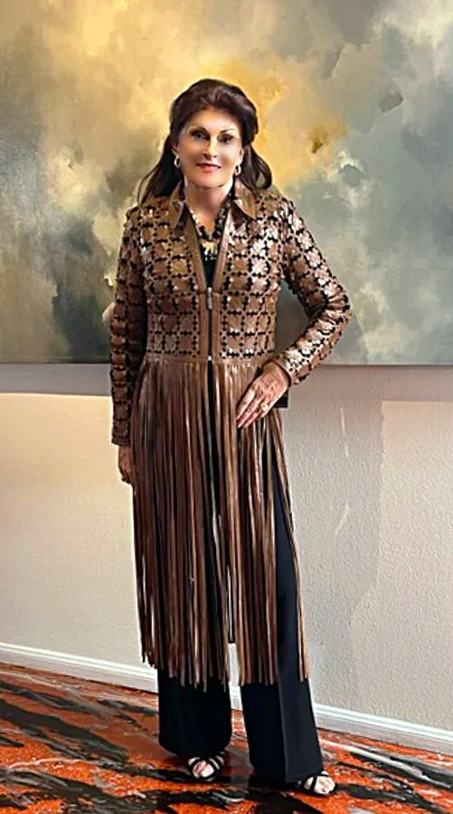 ABF 11911024 Leather Whip Jacket