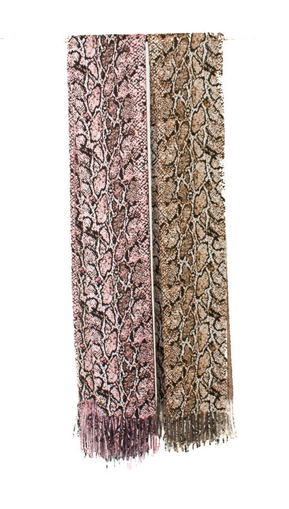 Animal print, Black, New A, Pink, Print, seasil, Shawls, Tan - August Brock Fashions