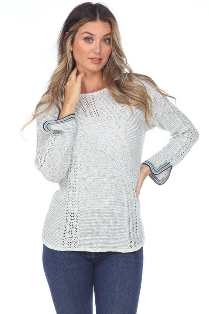 Blue, inventory, Ivory, Long Sleeve, Tops - August Brock Fashions