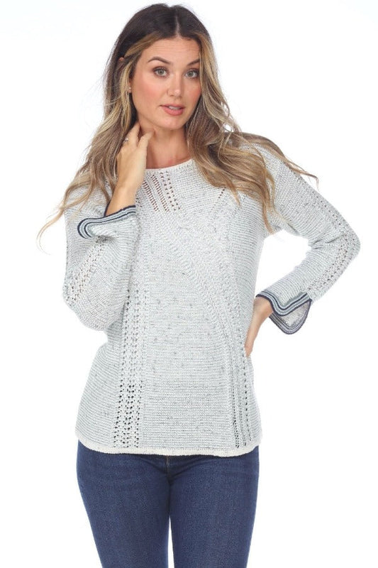 Blue, inventory, Ivory, Long Sleeve, Tops - August Brock Fashions