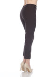 Brown, New A, new.bc, newest, Pants, Slim fit, Slip-on, Straight leg, Stretch fabric - August Brock Fashions