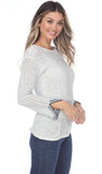 Blue, inventory, Ivory, Long Sleeve, Tops - August Brock Fashions